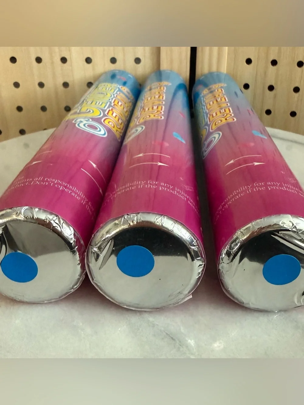Gender Reveal Confetti Cannon - Blue